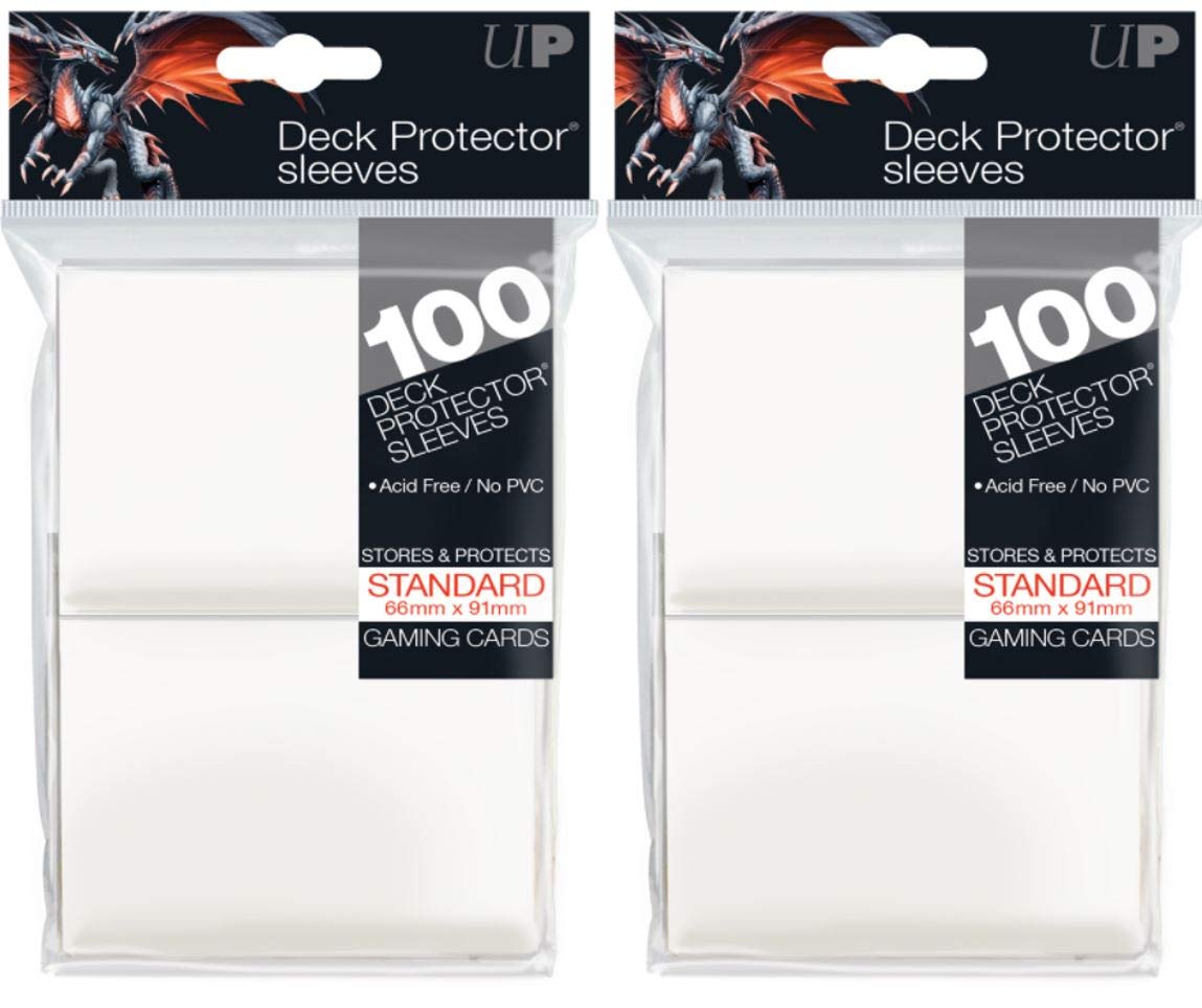 Amazon.co.jp: Ultra Pro Deck Protector Sleeves, White, 200 Count